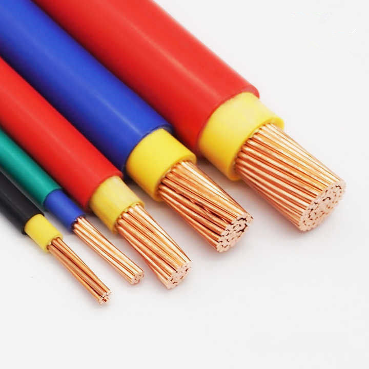 Anfängliche Zahlung Massives geballtes Kupfer-Kerndraht für Haus-Halterung Elektrikabel Flammschutzkabel