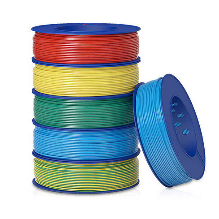 PVC-Hülle 1,5 mm 2,5 mm 6 mm 20 mm Flexible Hausverkabelung Kupfer Elektrodraht und -kabel