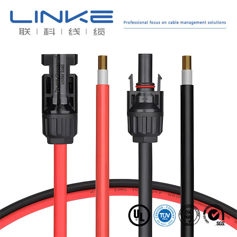 Niedrig- und Mittelspannung 10AWG PVC-Solarkabel für die Speicherung von Photovoltaik-Energie für Autos
