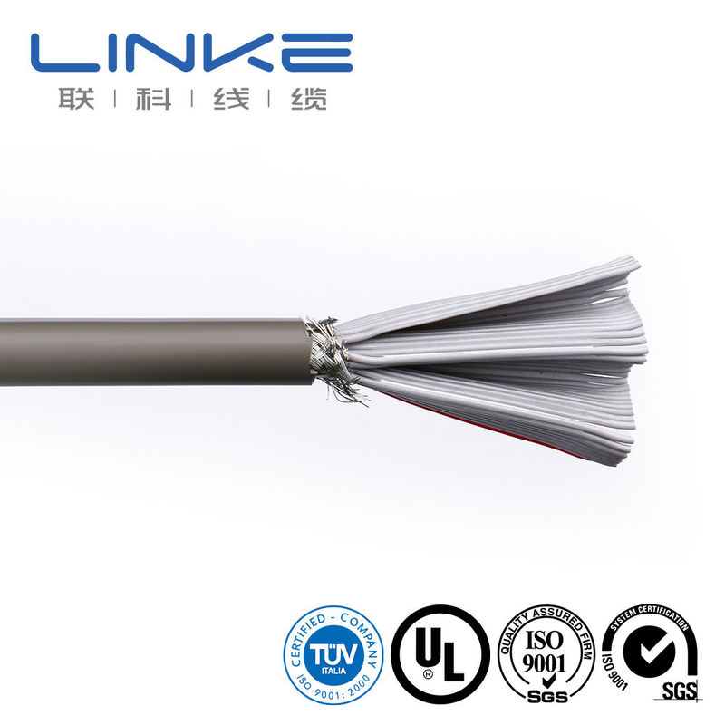 1000V 50 Kerne Zinnkopfer mit Schild TPU Flachkabel Material Form Flachdraht