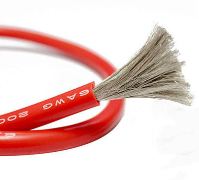 Abnutzungsbeständig, hochflexibel, Silicone isoliertes Kupferkabel mit hoher Temperaturbeständigkeit für elektrische Anlagen