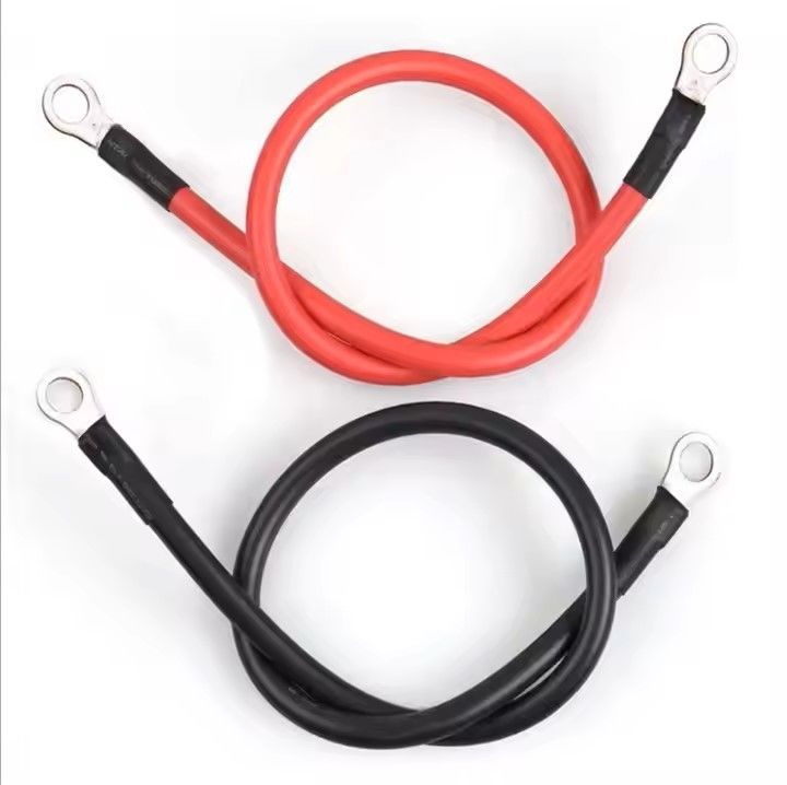 Schwarz 2 Gauge AWG Custom Batteriekabel Kupferdraht für Solar-, Marine-, Inverter