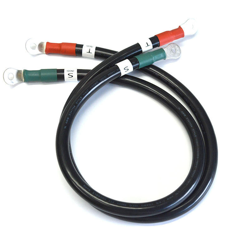 Schwarz 2 Gauge AWG Custom Batteriekabel Kupferdraht für Solar-, Marine-, Inverter