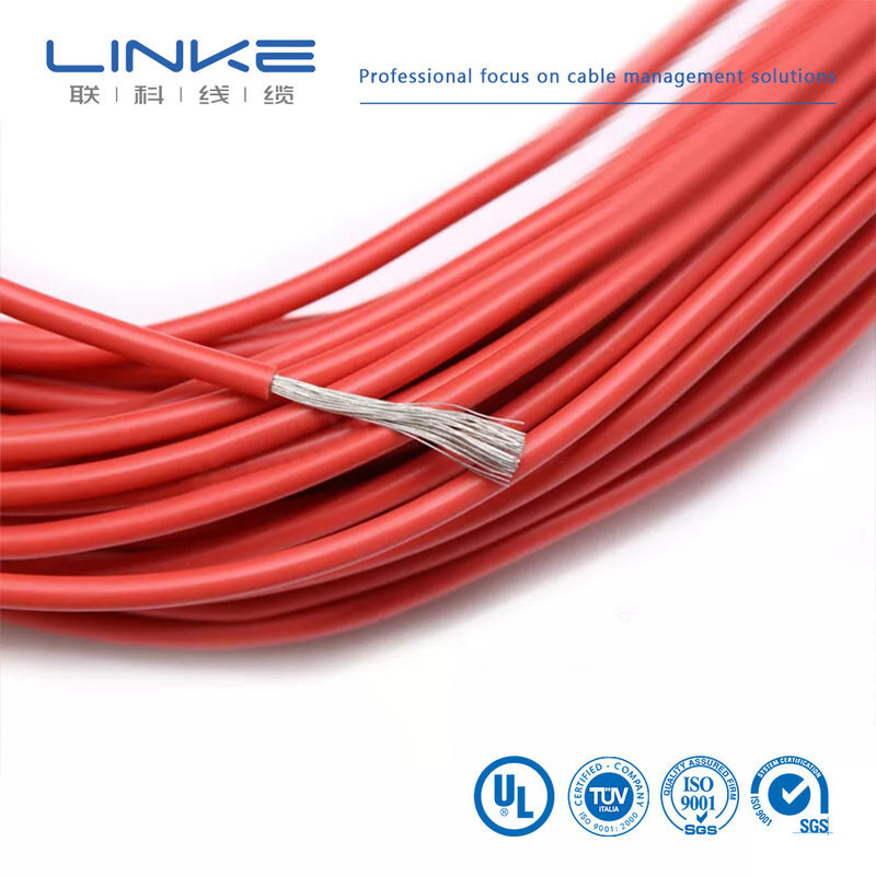 UL3135 Silikongummidraht 30 28 26 24 22 20 18 16 14 12 10 AWG Isoliertes Weichkupfer Elektronen LED-Lampenbeleuchtungskabel