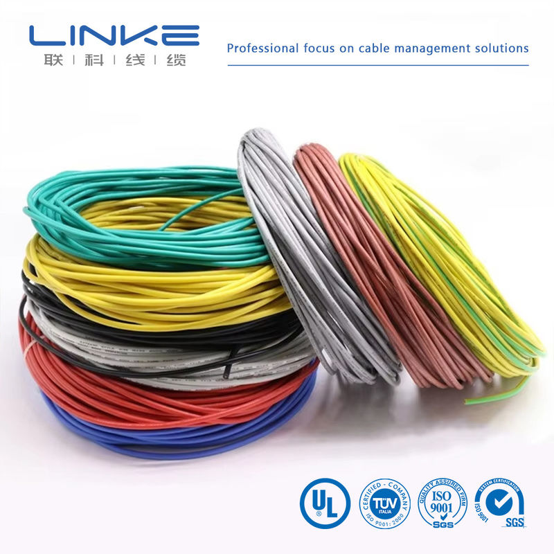 UL3135 Silikongummidraht 30 28 26 24 22 20 18 16 14 12 10 AWG Isoliertes Weichkupfer Elektronen LED-Lampenbeleuchtungskabel