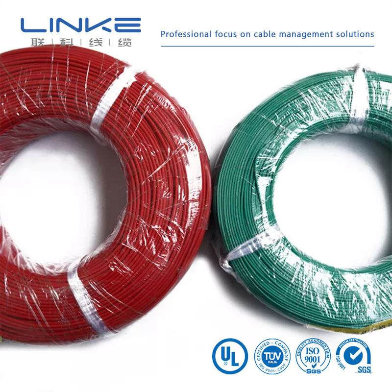UL3135 Silikongummidraht 30 28 26 24 22 20 18 16 14 12 10 AWG Isoliertes Weichkupfer Elektronen LED-Lampenbeleuchtungskabel
