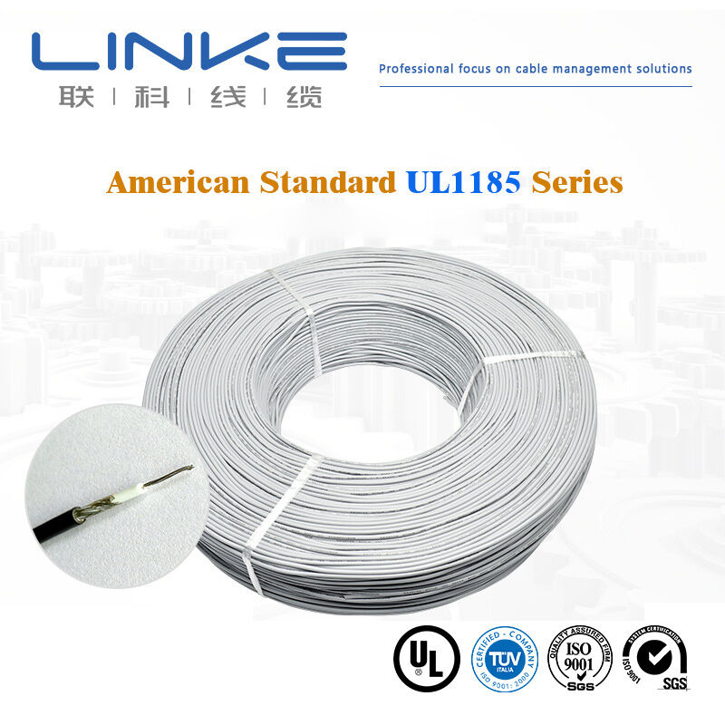 Awm 1185 verzinnt Litze 18AWG 20AWG Einadriges geschirmtes Kabel UL1185 geschirmtes Signalkabel