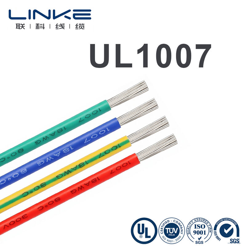 UL1007 Litze mit verzinntem Kupferleiter, 300V, mit anpassbarer PVC-Ummantelung