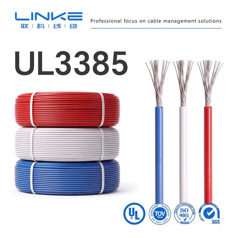 UL 3385 Halogenfreies flexibles elektronisches Kabel mit 600 V/1000 V Strom für die interne Verkabelung von Geräten