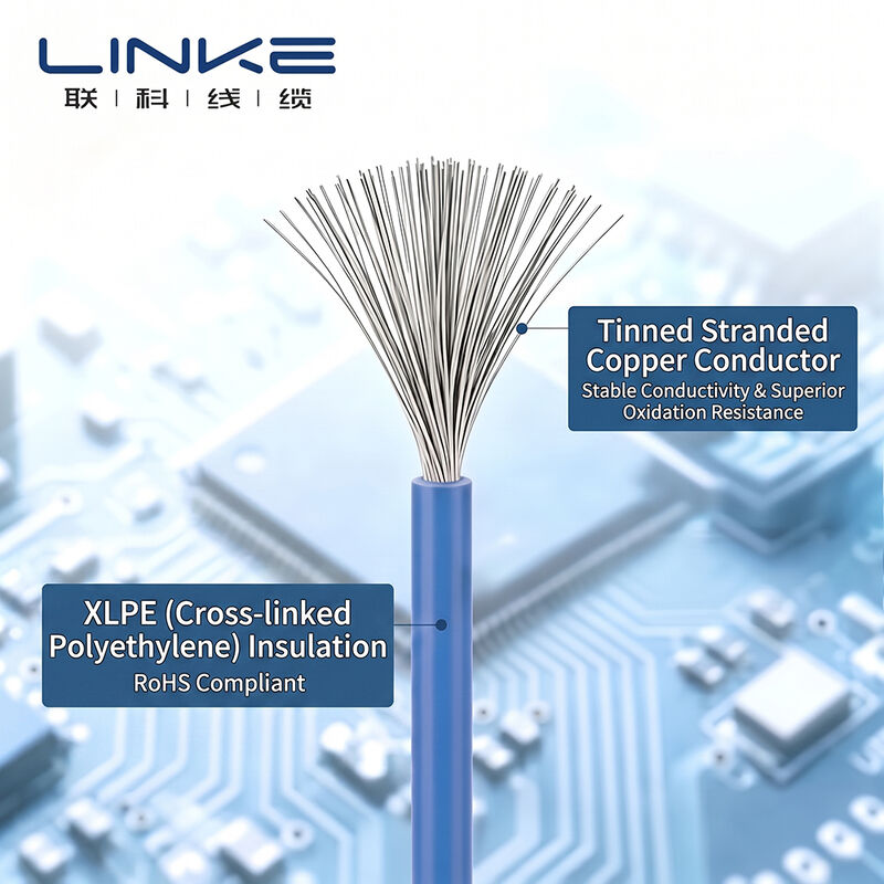 UL 3385 Halogenfreies flexibles elektronisches Kabel mit 600 V/1000 V Strom für die interne Verkabelung von Geräten